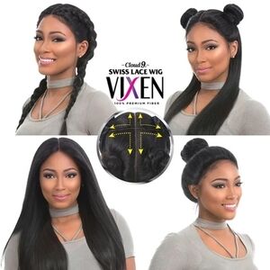 Vix Swiss Lace Wig - Black